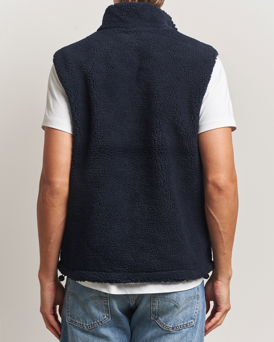 Uomini | Giacche | A Day's March | Ajo Pile Vest Navy