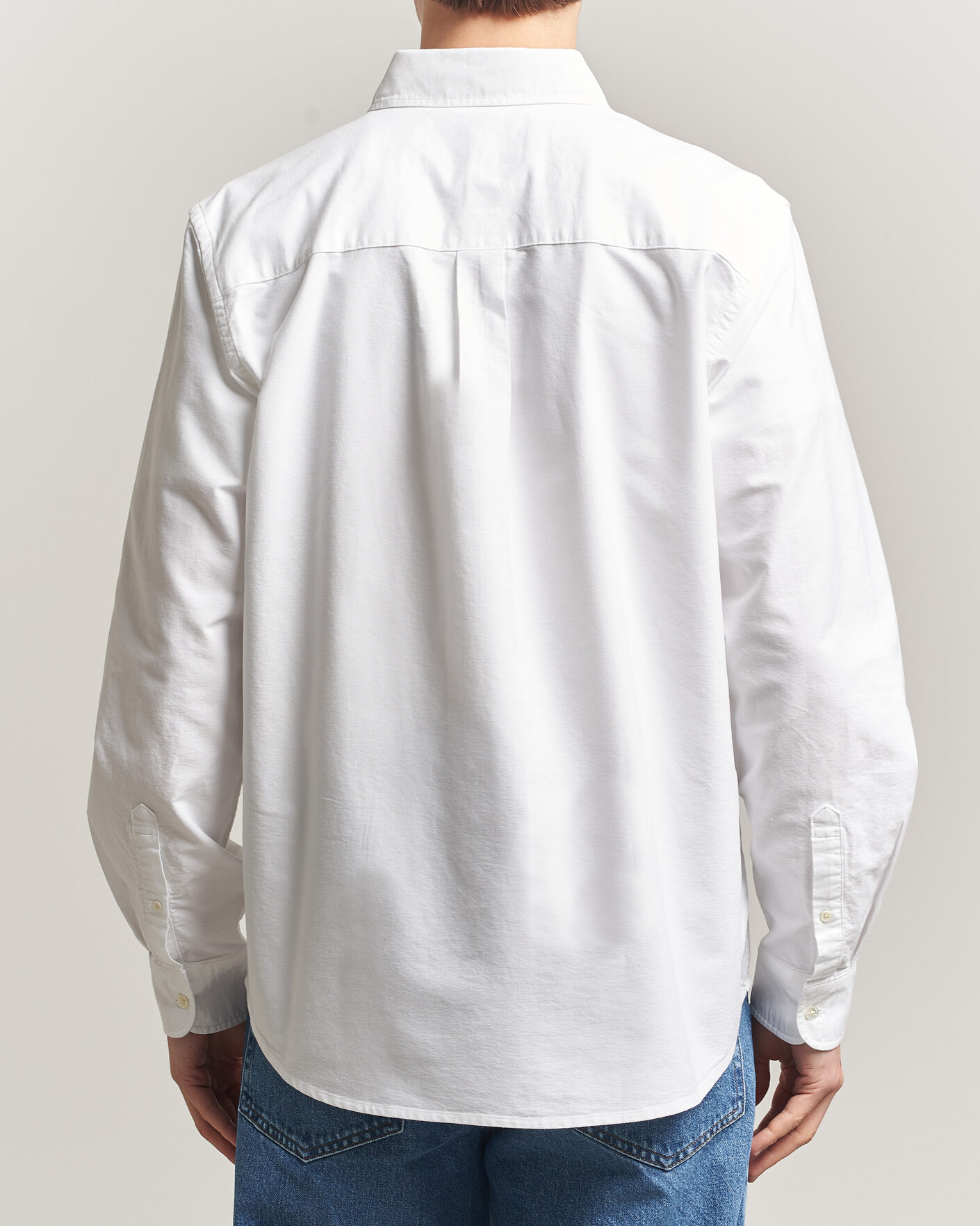 Uomini | Camicie | A Day's March | Classic Oxford Shirt White