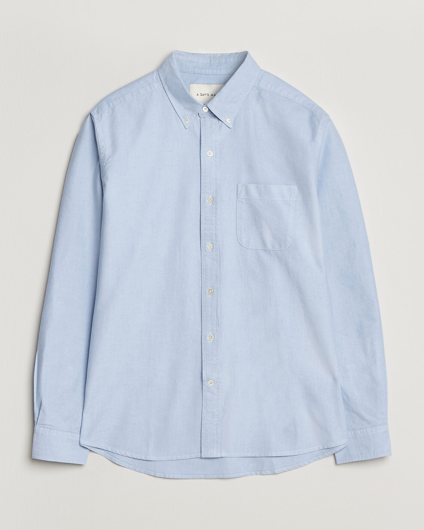 Uomini | Camicie | A Day's March | Classic Oxford Shirt Light Blue