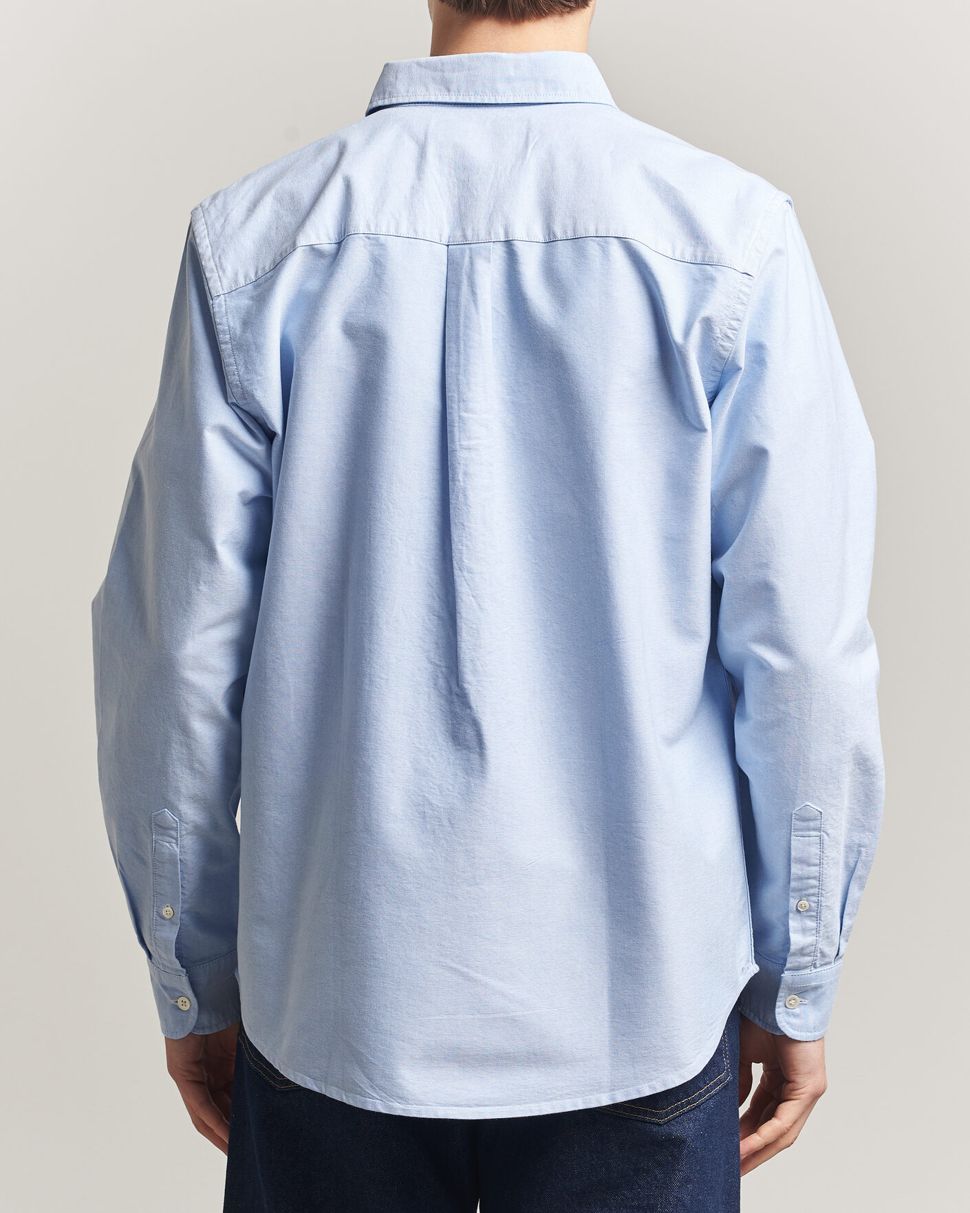 Uomini | Camicie | A Day's March | Classic Oxford Shirt Light Blue
