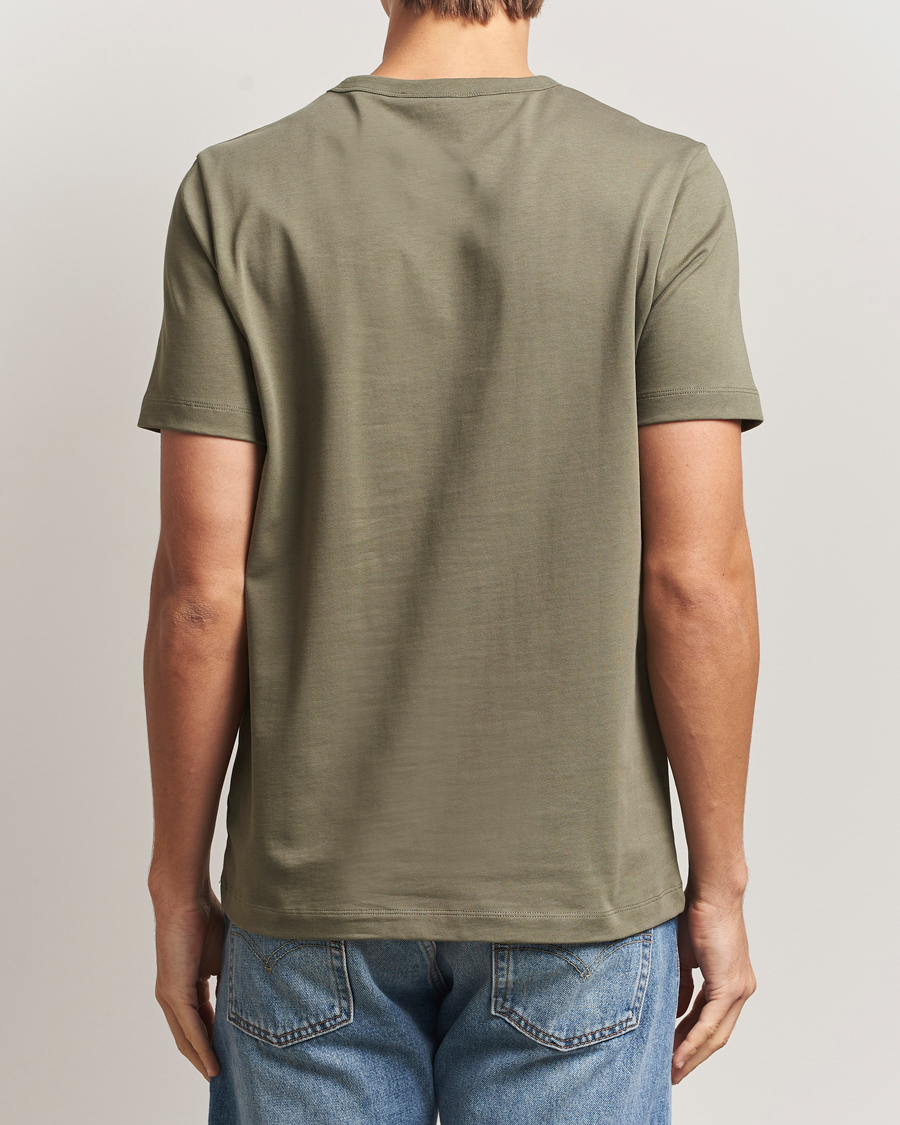Uomini | T-shirt | A Day's March | Heavyweight T-Shirt Smoke Olive