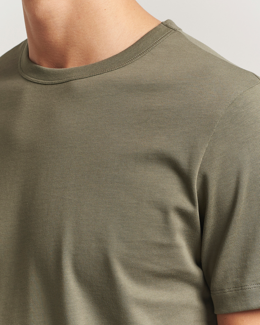 Uomini | T-shirt | A Day's March | Heavyweight T-Shirt Smoke Olive