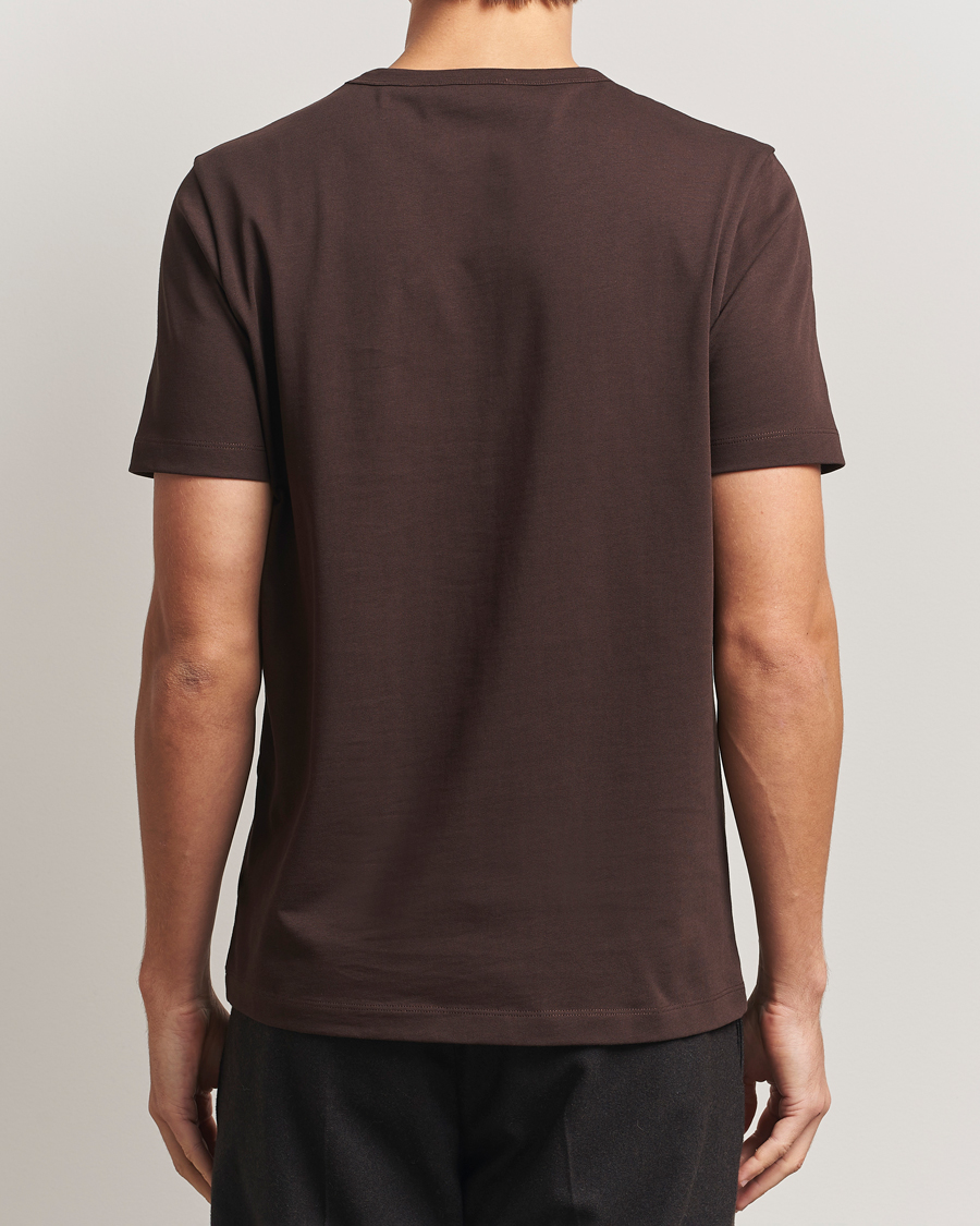 Uomini | T-shirt | A Day's March | Heavyweight T-Shirt Dark Brown