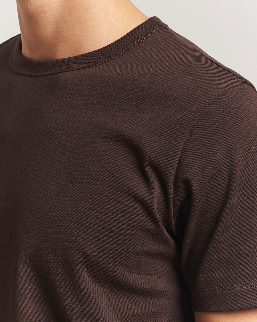 Uomini | T-shirt | A Day's March | Heavyweight T-Shirt Dark Brown