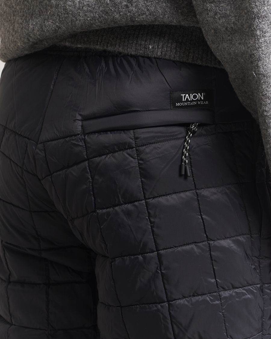 Uomini | Pantaloni | TAION | Mountain Down Pants Black