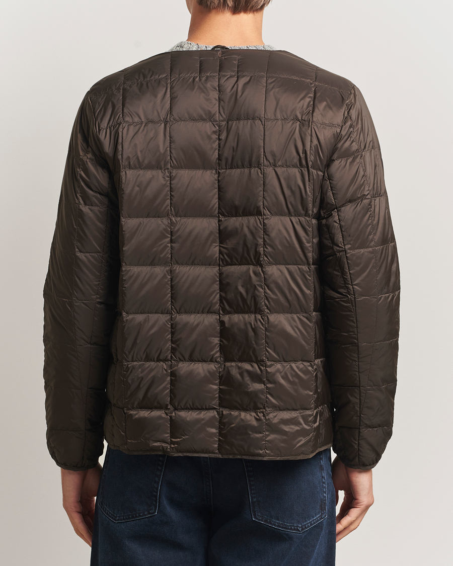 Uomini | Giacche | TAION | Crew Neck Button Down Jacket Dark Choco