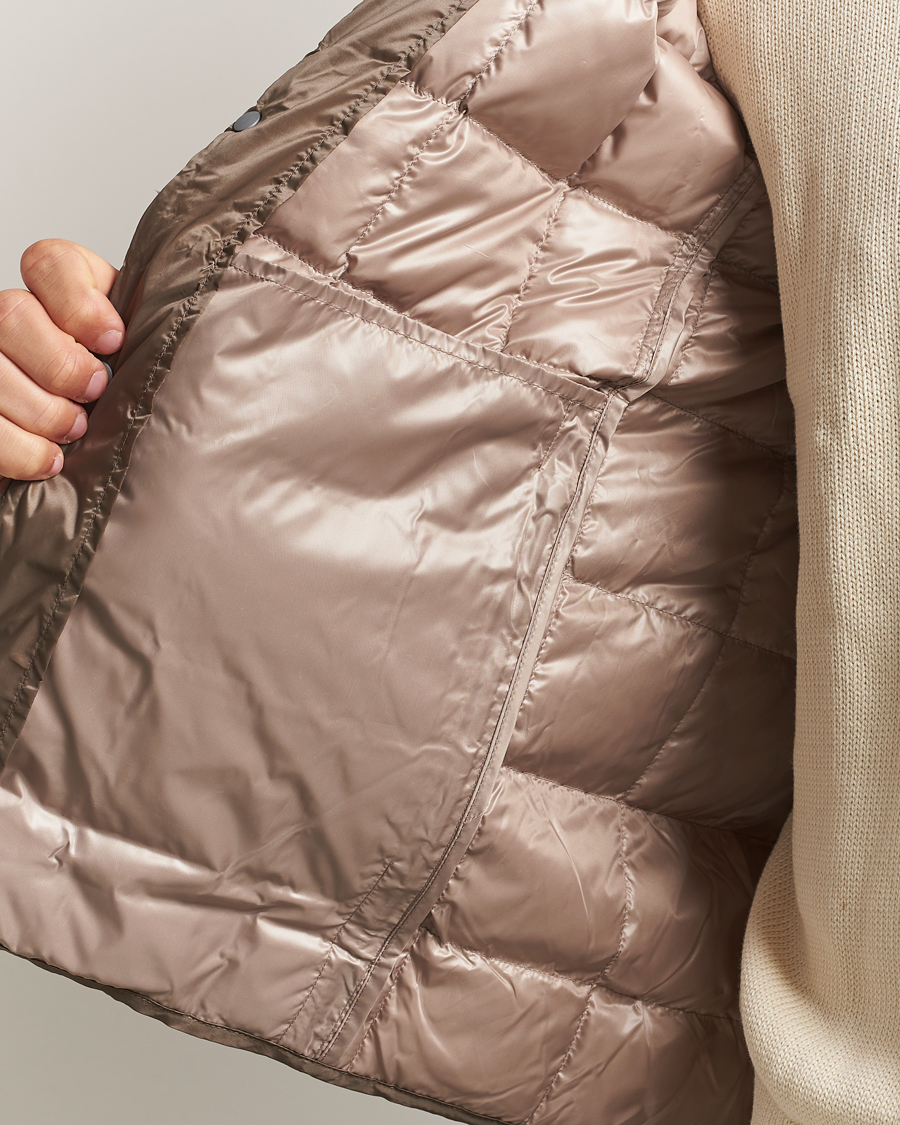 Uomini | Giacche | TAION | Crew Neck Button Down Jacket Khaki