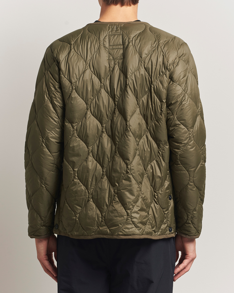 Uomini | Giacche | TAION | Military Crew Neck Down Jacket Dark Olive