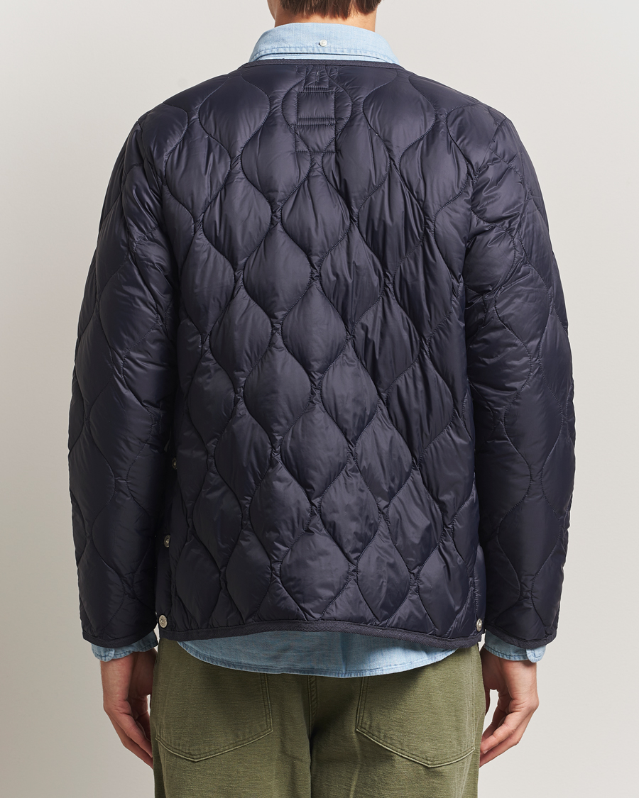 Uomini | Giacche | TAION | Military Crew Neck Down Jacket Navy