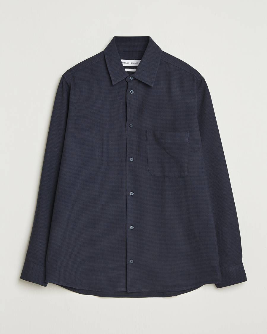 Uomini | Camicie | Samsøe Samsøe | Damon Overshirt Salute Navy