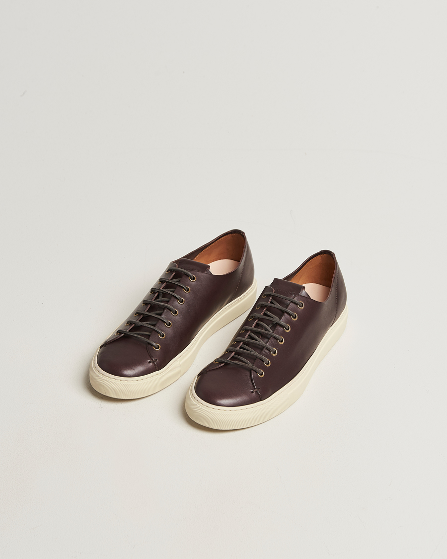 Uomini | Sneakers | Buttero | Tanino Leather Sneaker Dark Brown