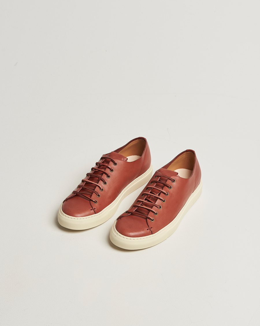 Uomini | Sneakers | Buttero | Tanino Leather Sneaker Cognac