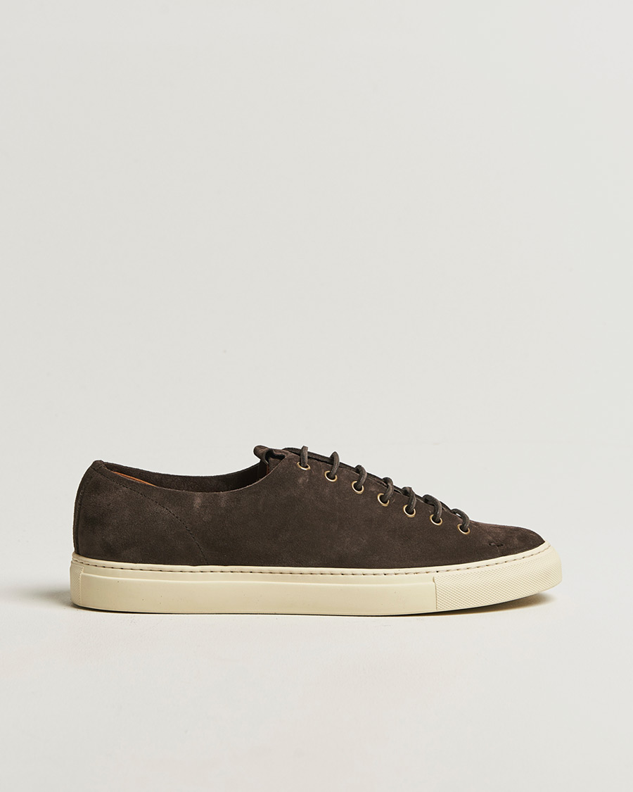 Uomini | Sneakers | Buttero | Tanino Suede Sneaker Dark Brown