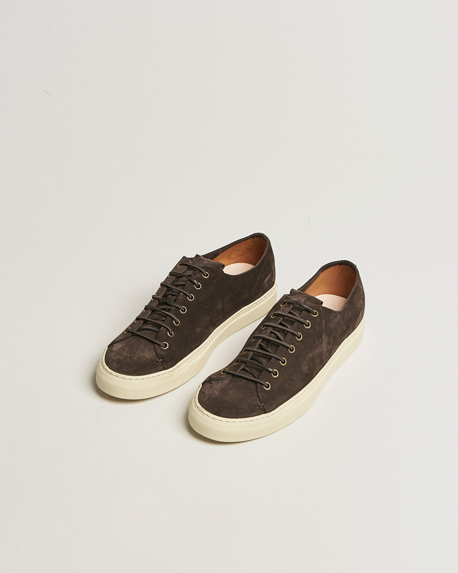 Uomini | Sneakers | Buttero | Tanino Suede Sneaker Dark Brown