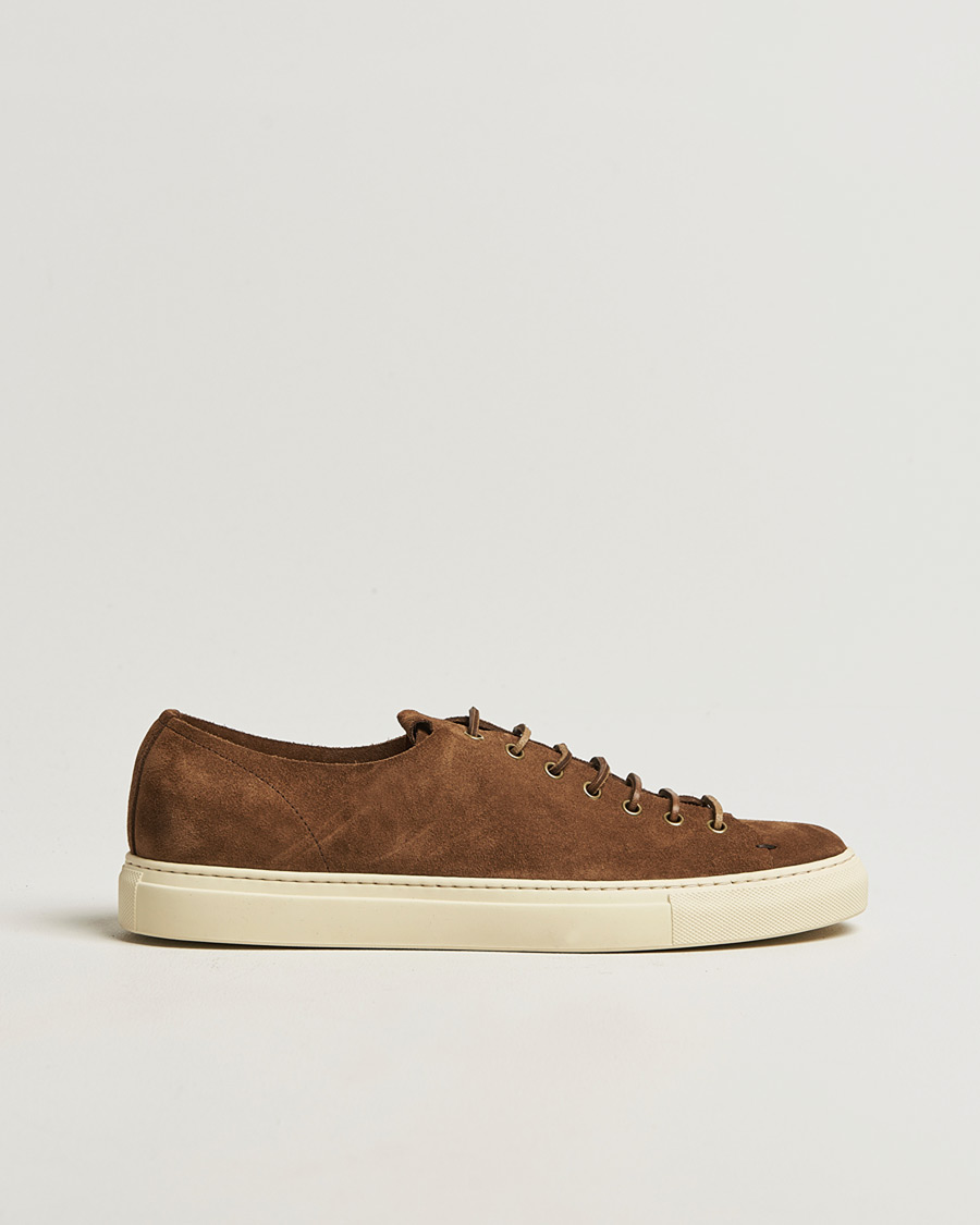 Uomini | Sneakers | Buttero | Tanino Suede Sneaker Dark Brown