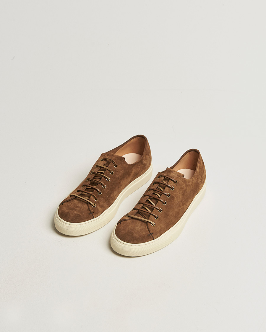 Uomini | Sneakers | Buttero | Tanino Suede Sneaker Dark Brown