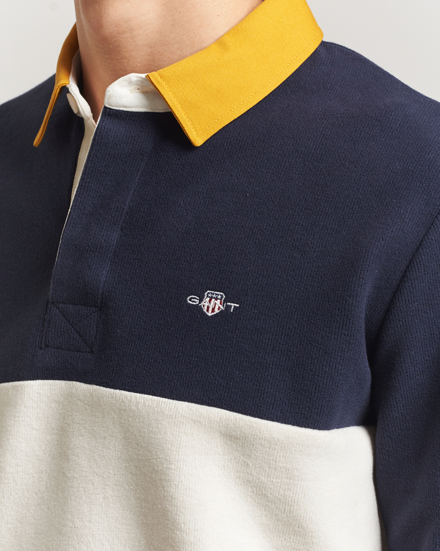 Uomini | Maglieria | Gant | Blocked Heavy Rugger Evening Blue Multi
