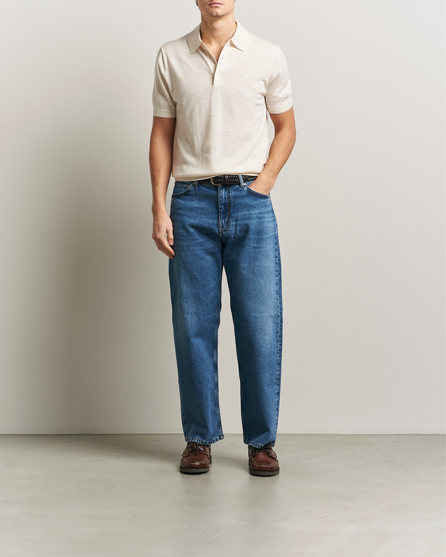 Uomini | Polo | Gant | Extrafine Merino Polo Seed Melange