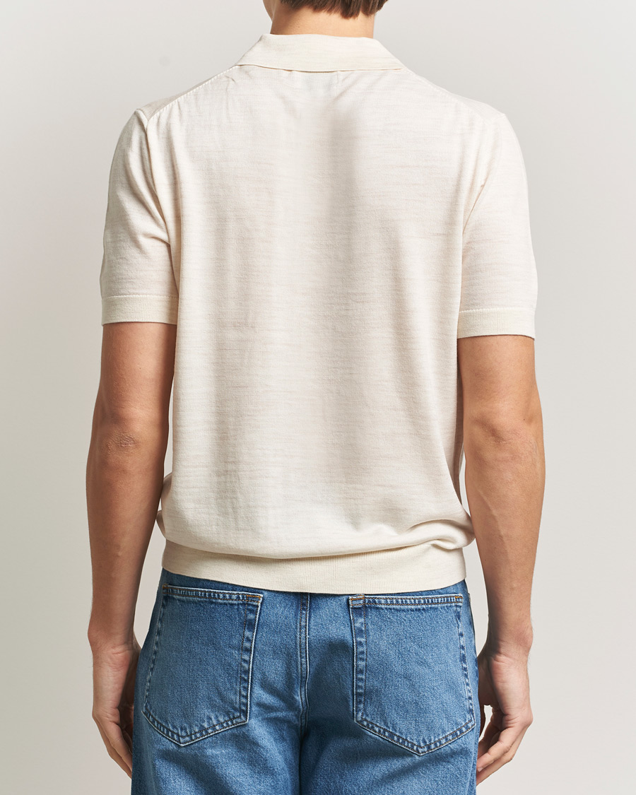 Uomini | Polo | GANT | Extrafine Merino Polo Seed Melange