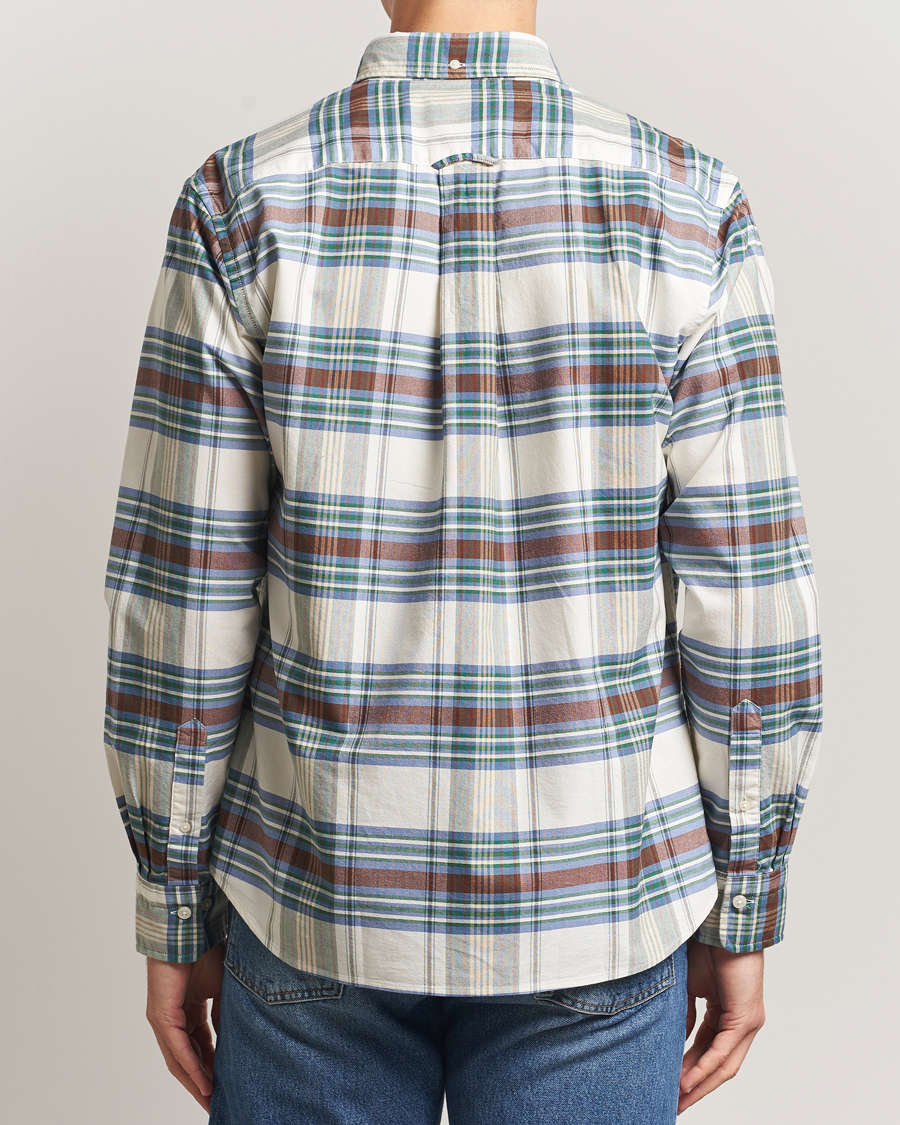 Uomini | Camicie | Gant | Regular Fit Oxford Checked Shirt Woody Green
