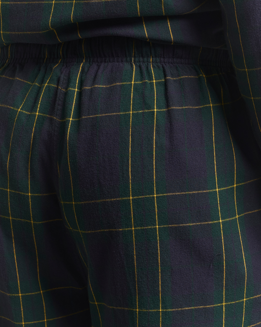Uomini | Accappatoi & Pigiami | GANT | Flannel Checked Pyjama Set Forest Green