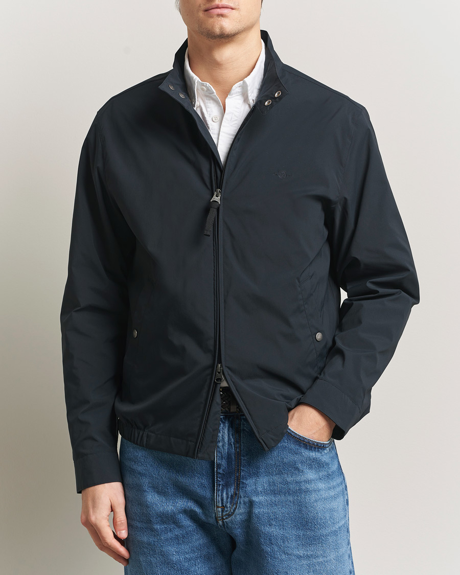 Uomini | Giacche | Gant | Lightweight Harrington Jacket Black