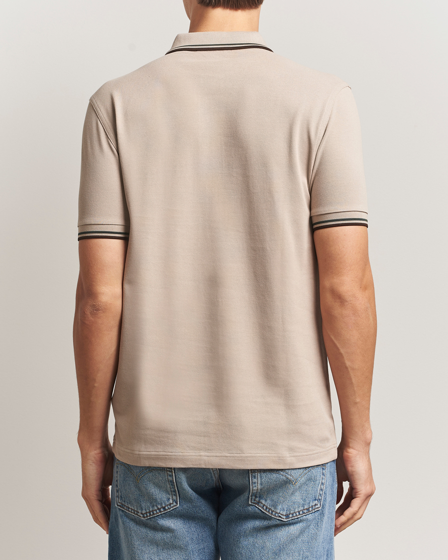 Uomini | Polo | Fred Perry | Twin Tipped Shirt Warm Oat