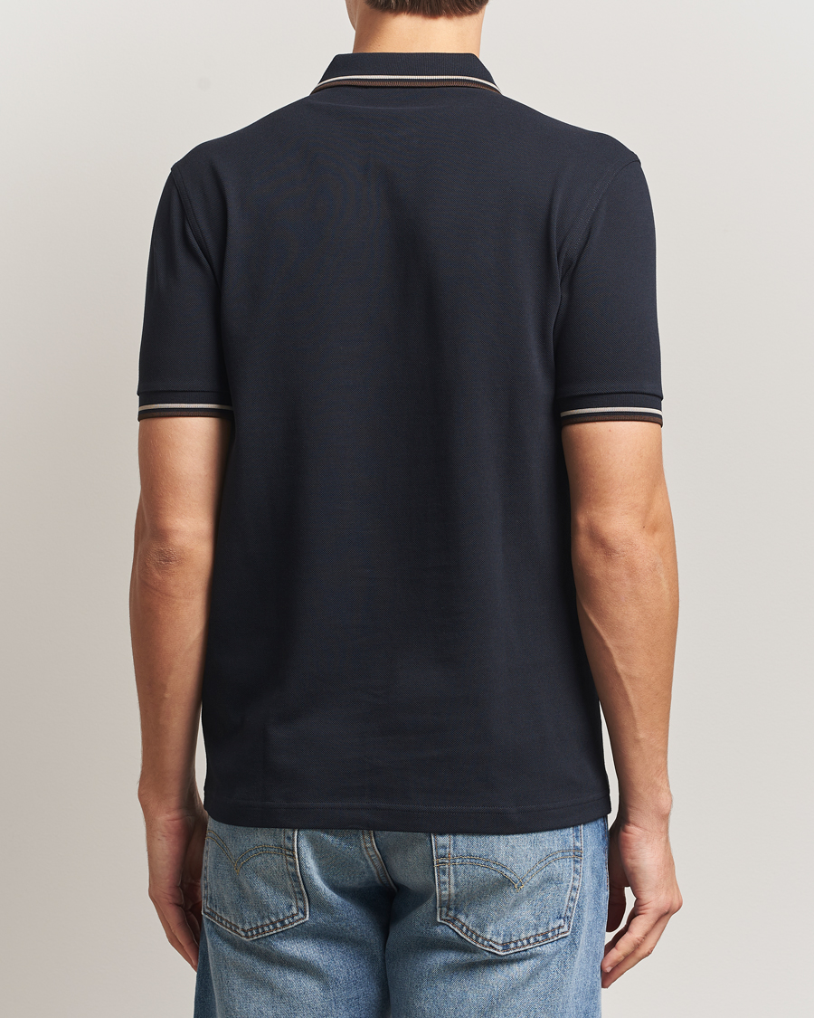 Uomini | Polo | Fred Perry | Twin Tipped Shirt Navy