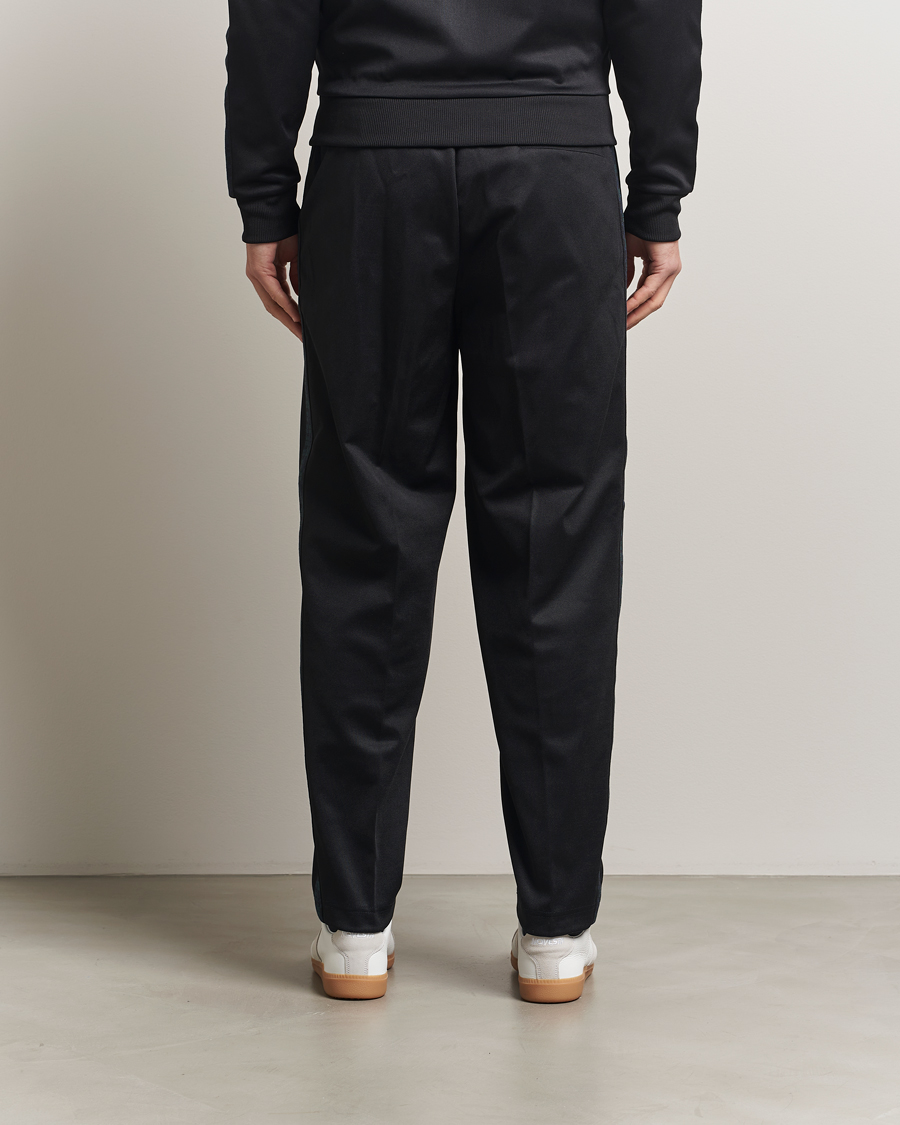 Uomini | Pantaloni | Fred Perry | Blackwatch Tartan Taped Track Pants Black