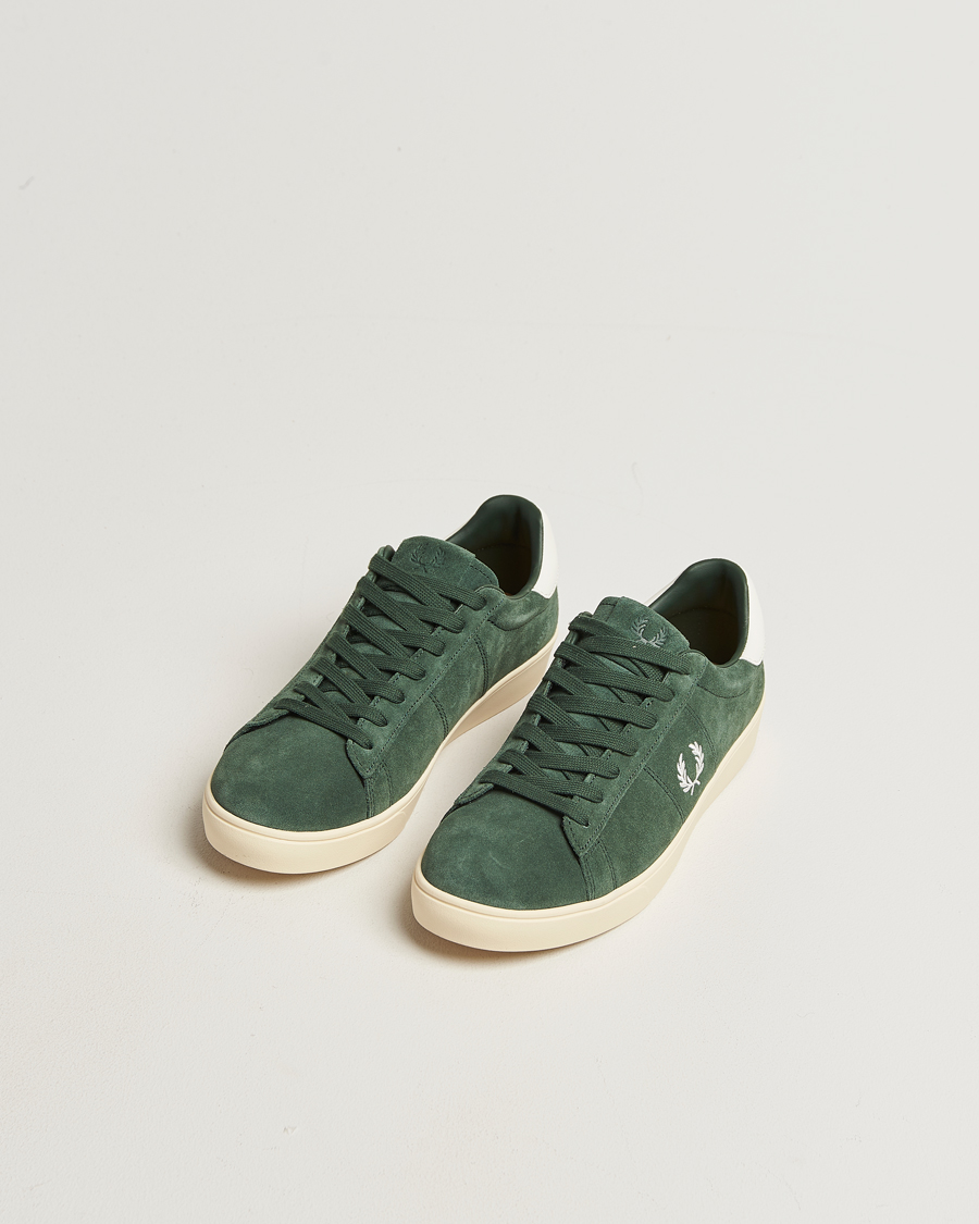 Uomini | Sneakers | Fred Perry | Spencer Suede Sneaker Court Green