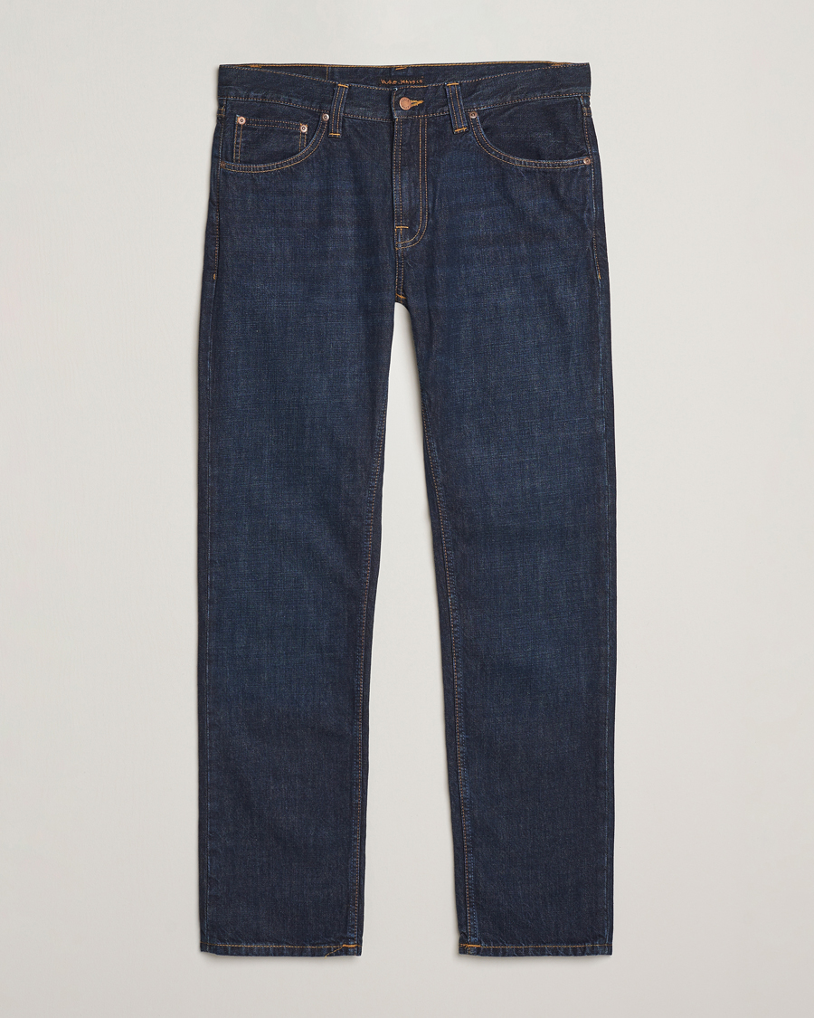 Uomini | Pantaloni | Nudie Jeans | Gritty Jackson Jeans Aged Indigo