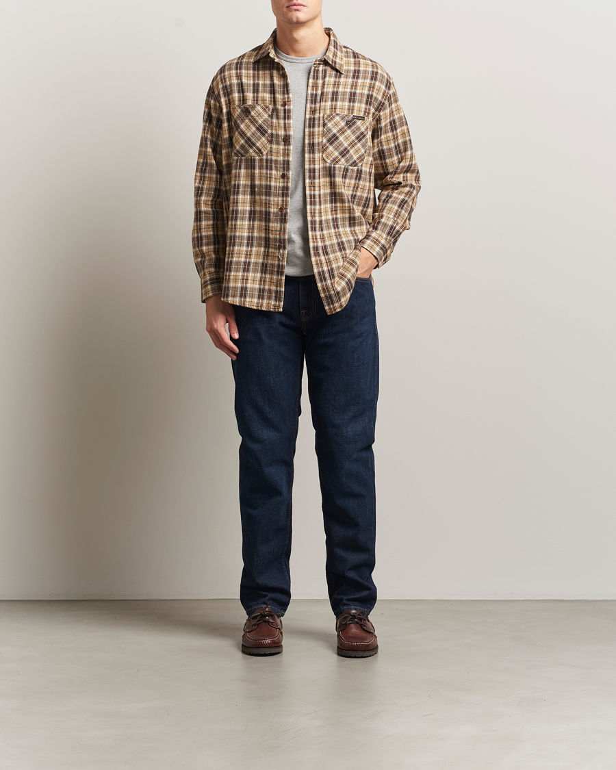 Uomini | Pantaloni | Nudie Jeans | Gritty Jackson Jeans Aged Indigo