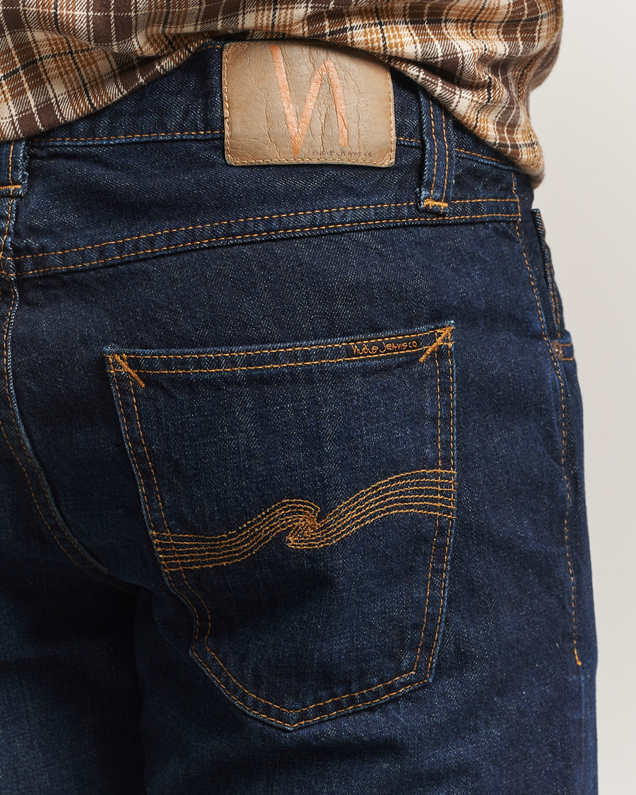 Uomini | Pantaloni | Nudie Jeans | Gritty Jackson Jeans Aged Indigo