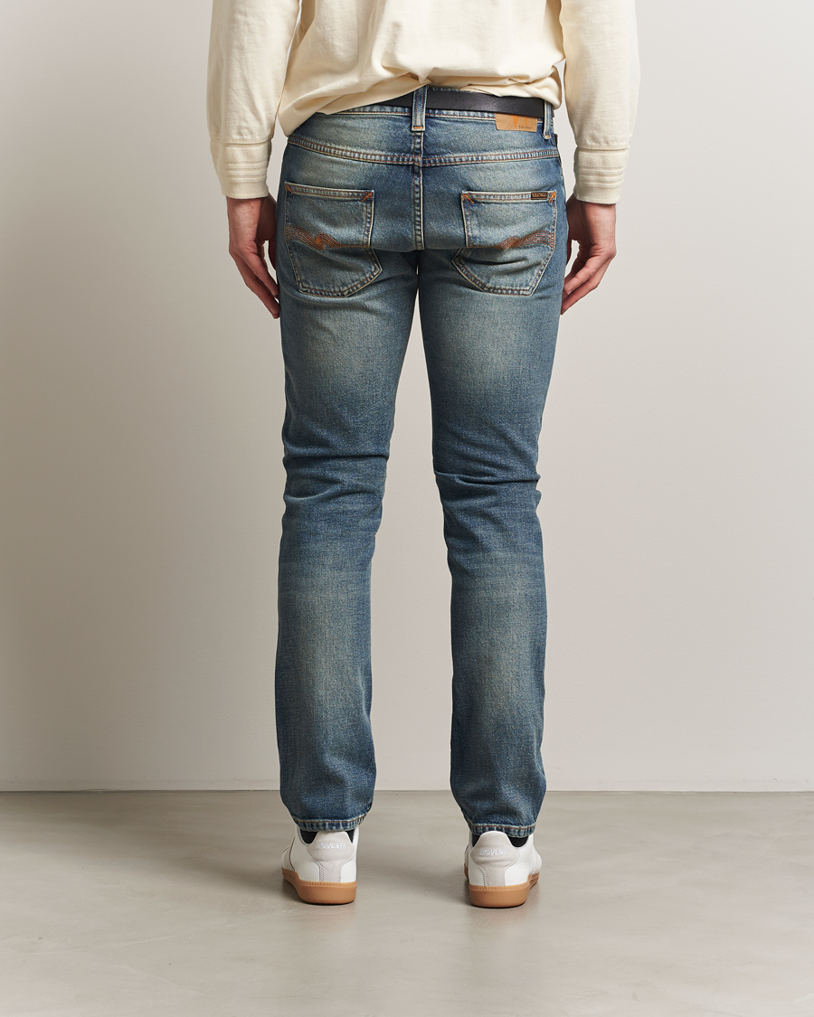 Uomini | Jeans | Nudie Jeans | Grim Tim Jeans Muted Ink