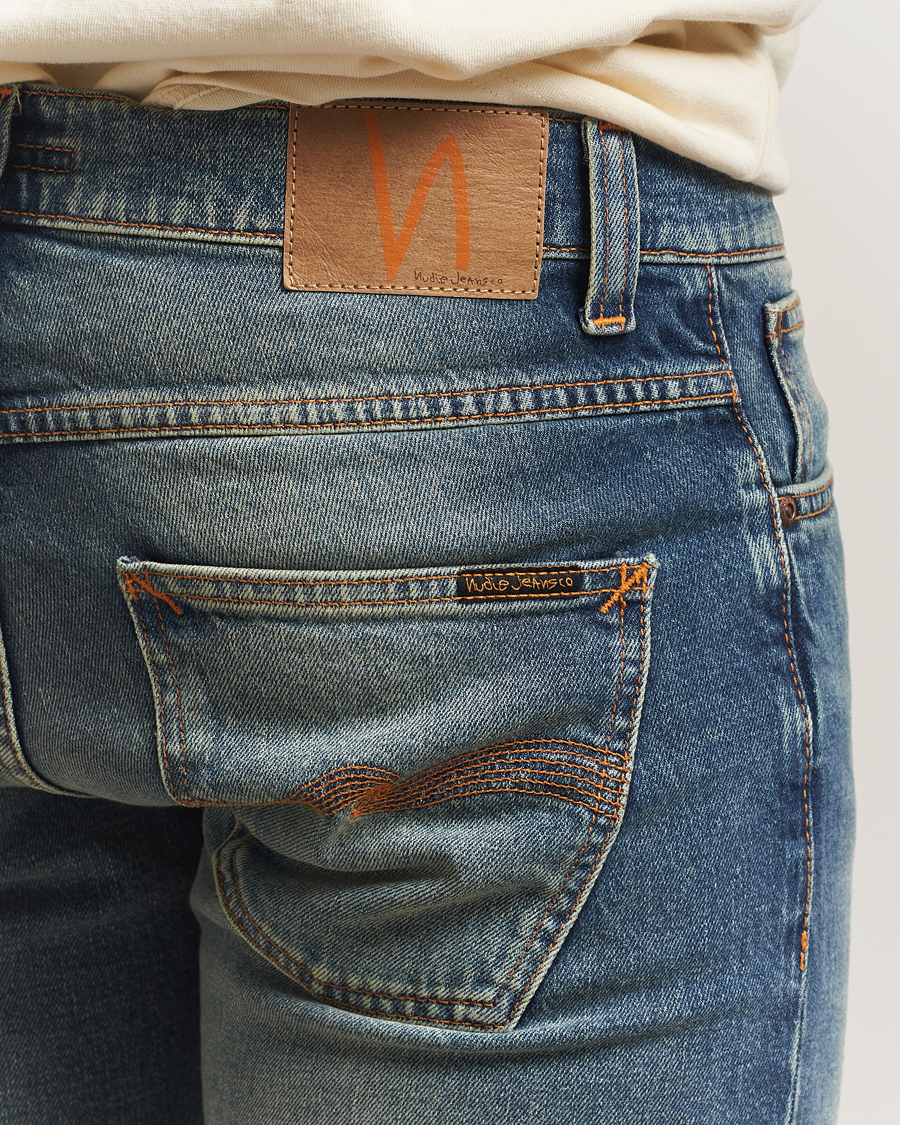 Uomini | Jeans | Nudie Jeans | Grim Tim Jeans Muted Ink