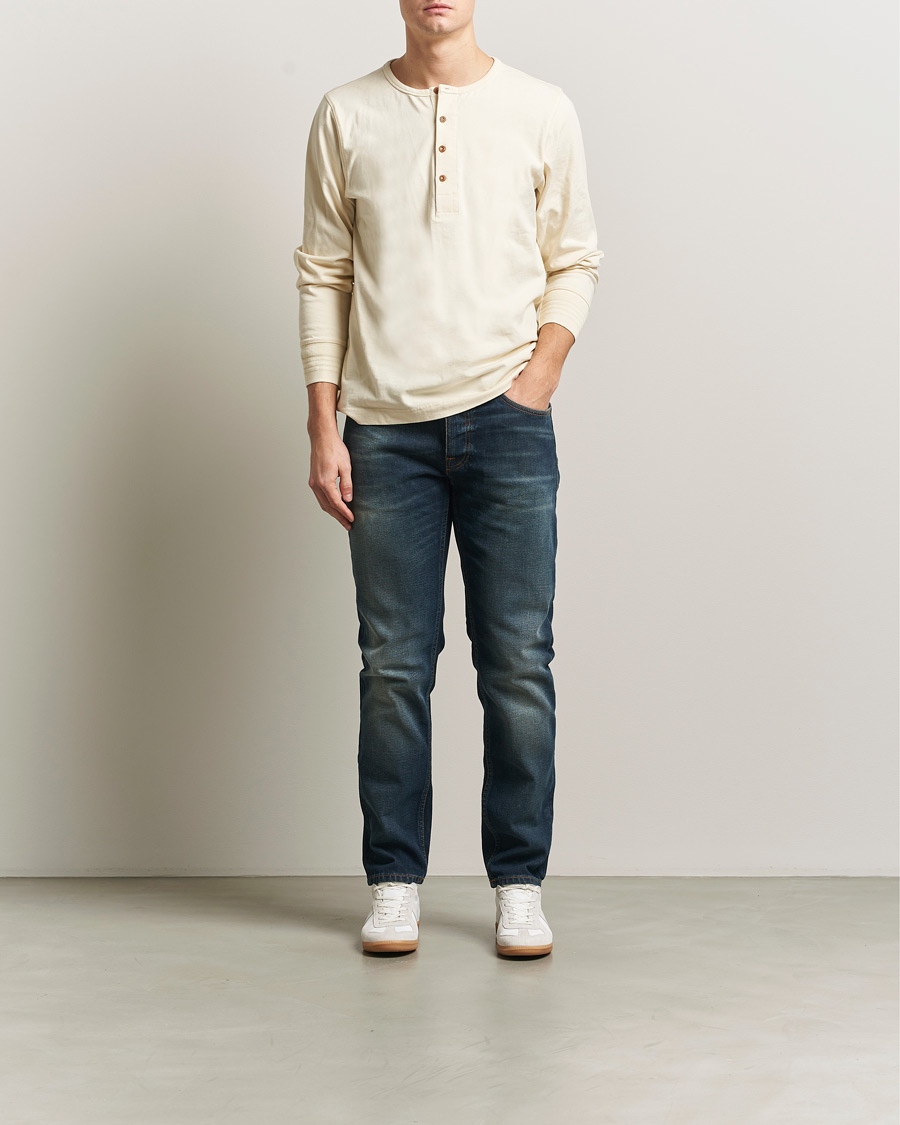Uomini | Jeans | Nudie Jeans | Solid Ollie Jeans Lost Light