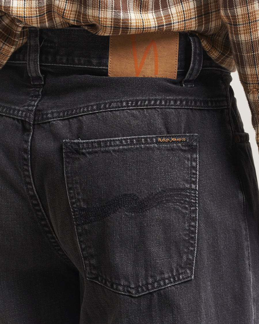Uomini | Camicie | Nudie Jeans | Loud Larry Jeans Black Storm