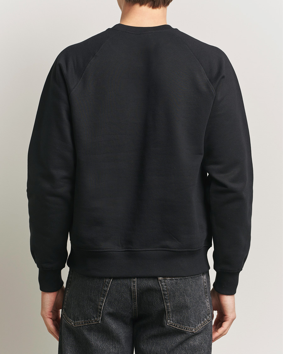 Uomini | Maglieria | Nudie Jeans | Palle Logo Crew Neck Sweatshirt Black