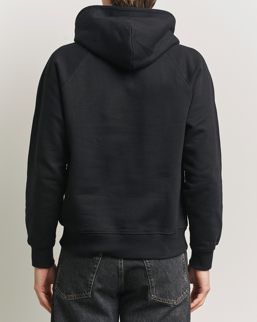 Uomini | Maglieria | Nudie Jeans | Gunde Logo Hoodie Black