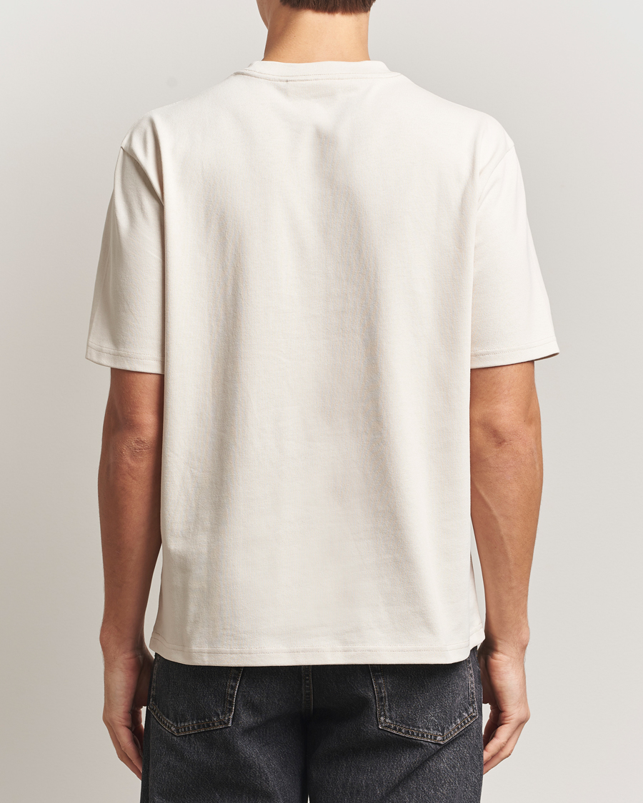 Uomini | T-shirt | J.Lindeberg | Hale Printed Crew Neck T-Shirt Moonbeam