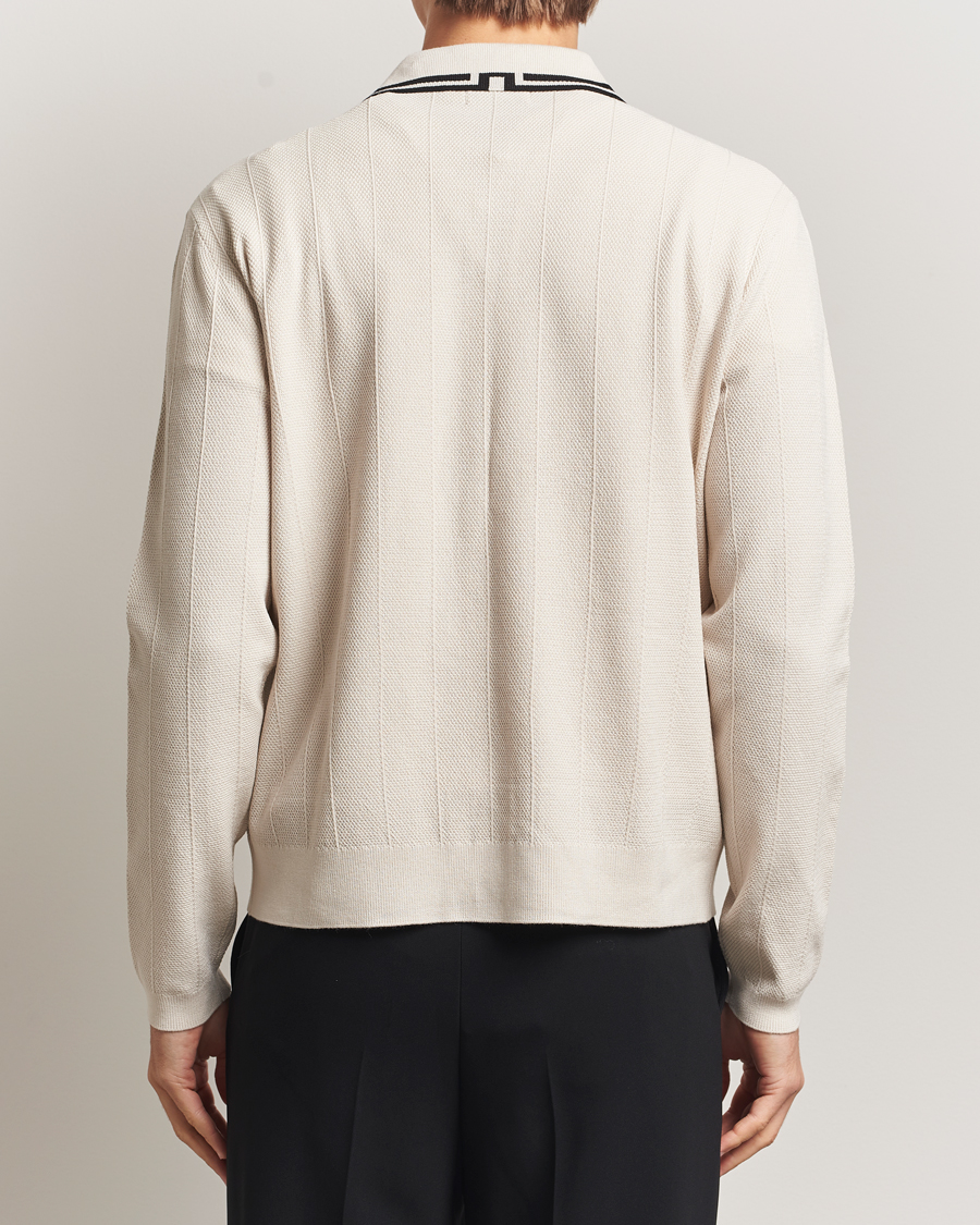 Uomini | Maglieria | J.Lindeberg | Willem Structured Cardigan Moonbeam