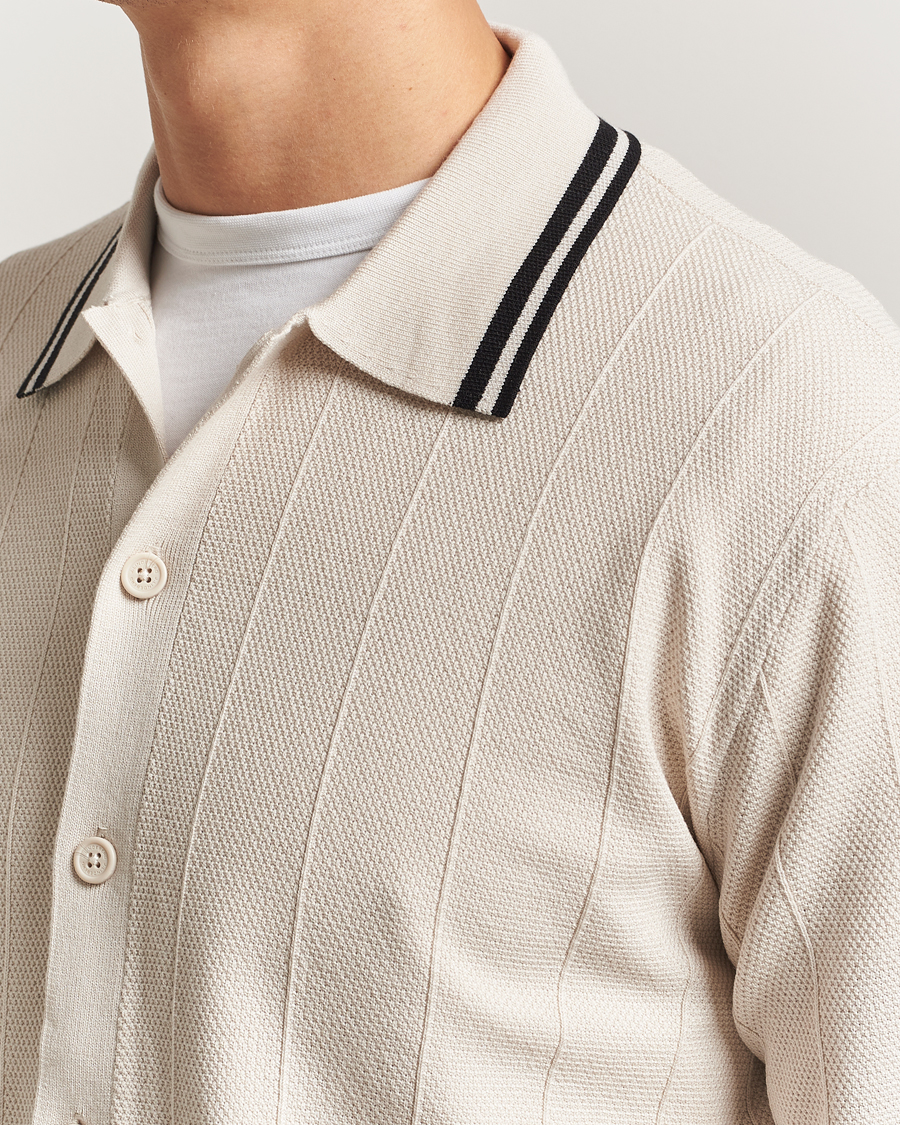 Uomini | Maglieria | J.Lindeberg | Willem Structured Cardigan Moonbeam
