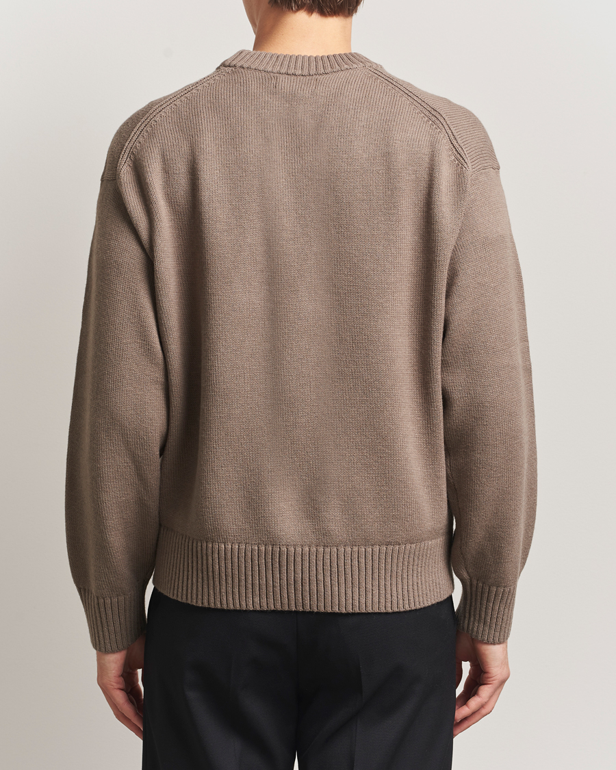 Uomini | Maglieria | J.Lindeberg | Eddy Wool/Cotton Knitted Sweater Brindle