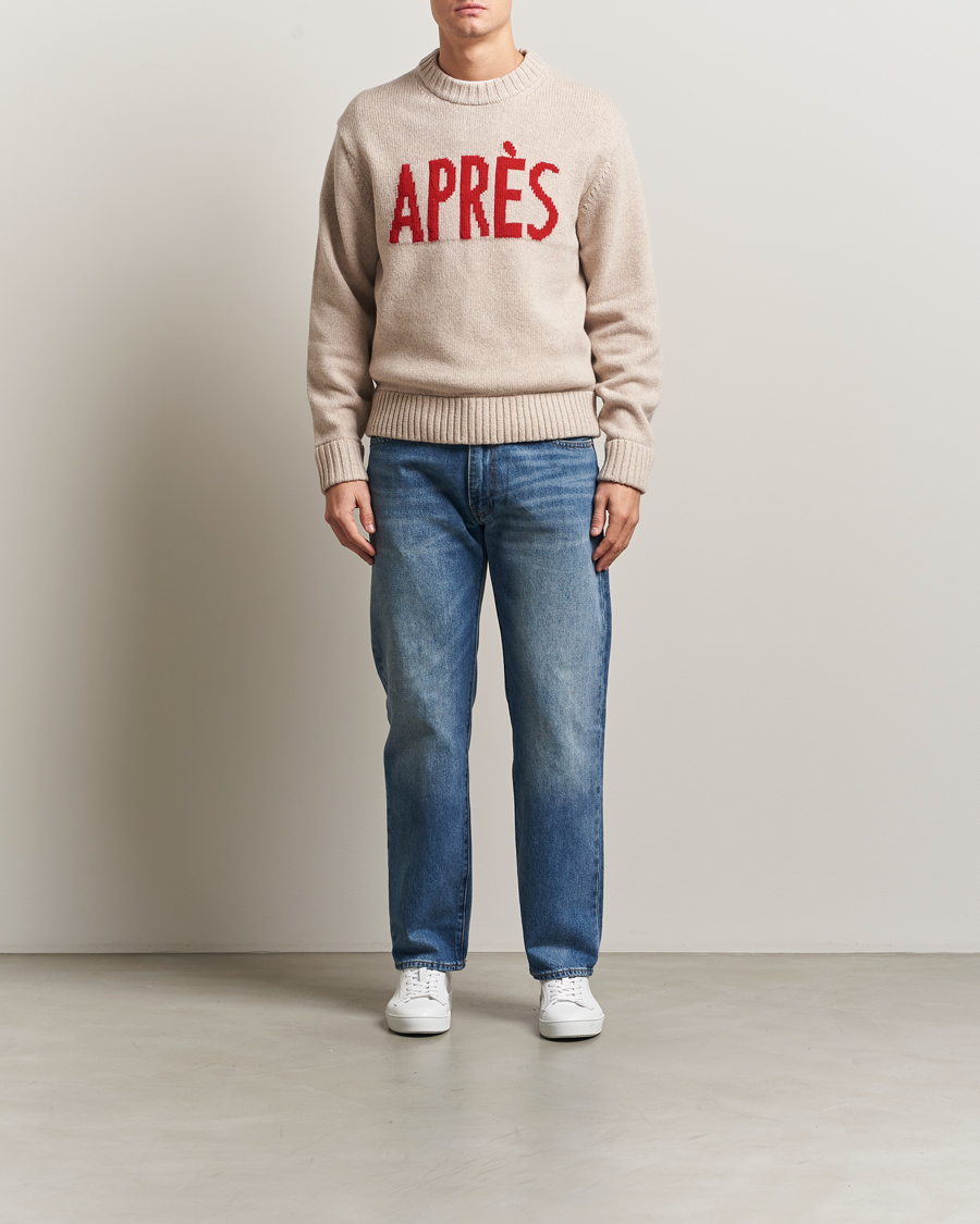 Uomini | Maglieria | J.Lindeberg | Fabian Graphic Knitted Sweater Moonbeam