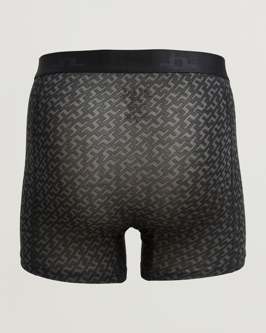 Uomini | Biancheria intima | J.Lindeberg | Bridge Lyocell Boxer Black Multi