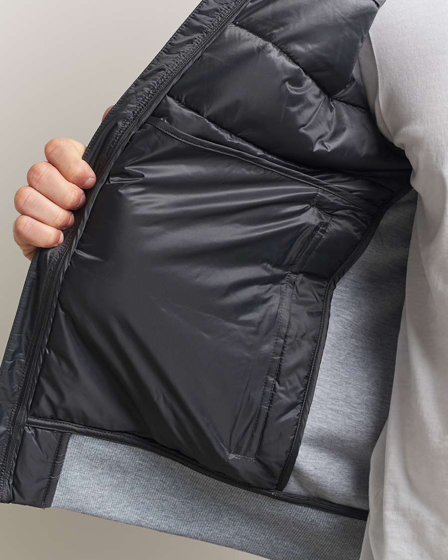 Uomini | Maglieria | J.Lindeberg | Seth Hybrid Hooded Full Zip Medium Grey Melange