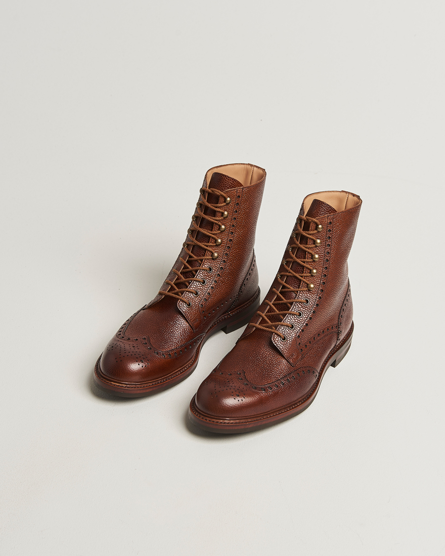 Uomini | Stivali | Crockett & Jones | Islay Boot Tan Scotch Grain Calf