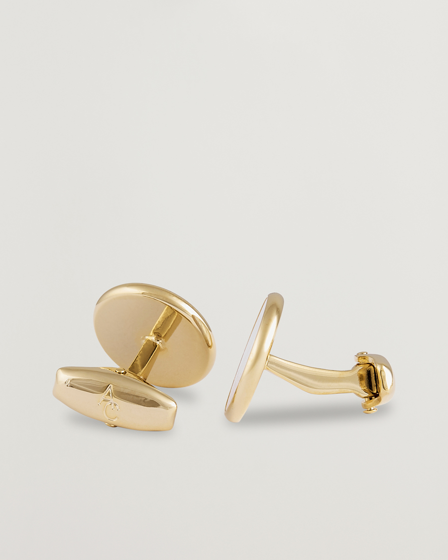 Uomini | Gemelli | Amanda Christensen | Cufflink & Shirt Studs Set Gold