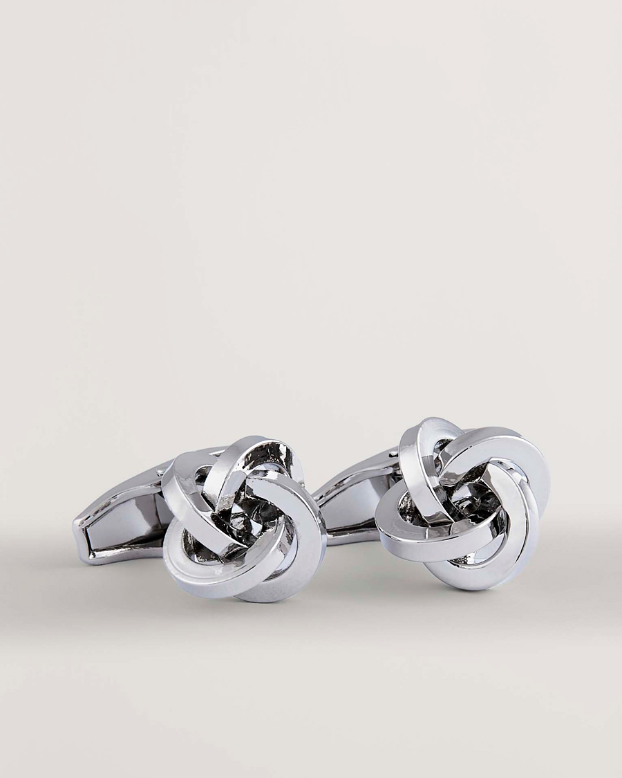 Uomini | Gemelli | Amanda Christensen | Knot Cufflink Silver