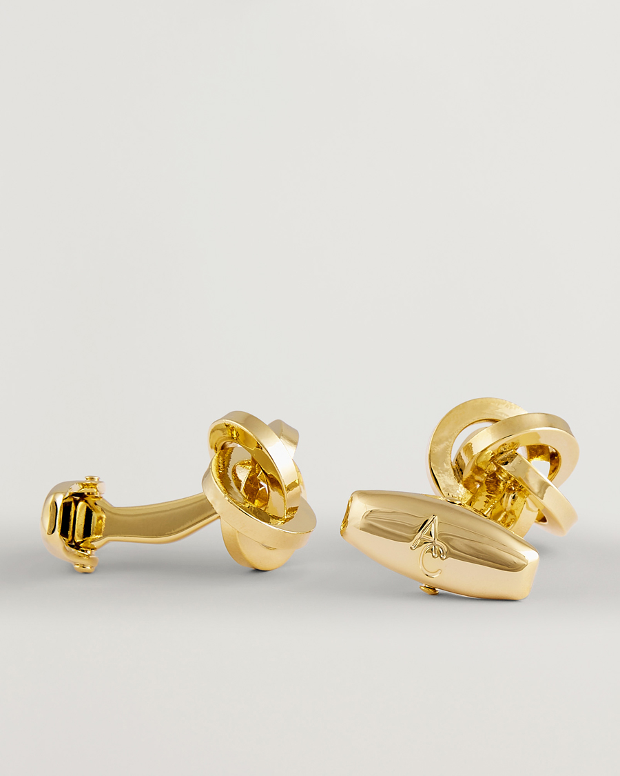 Uomini | Gemelli | Amanda Christensen | Knot Cufflink Gold